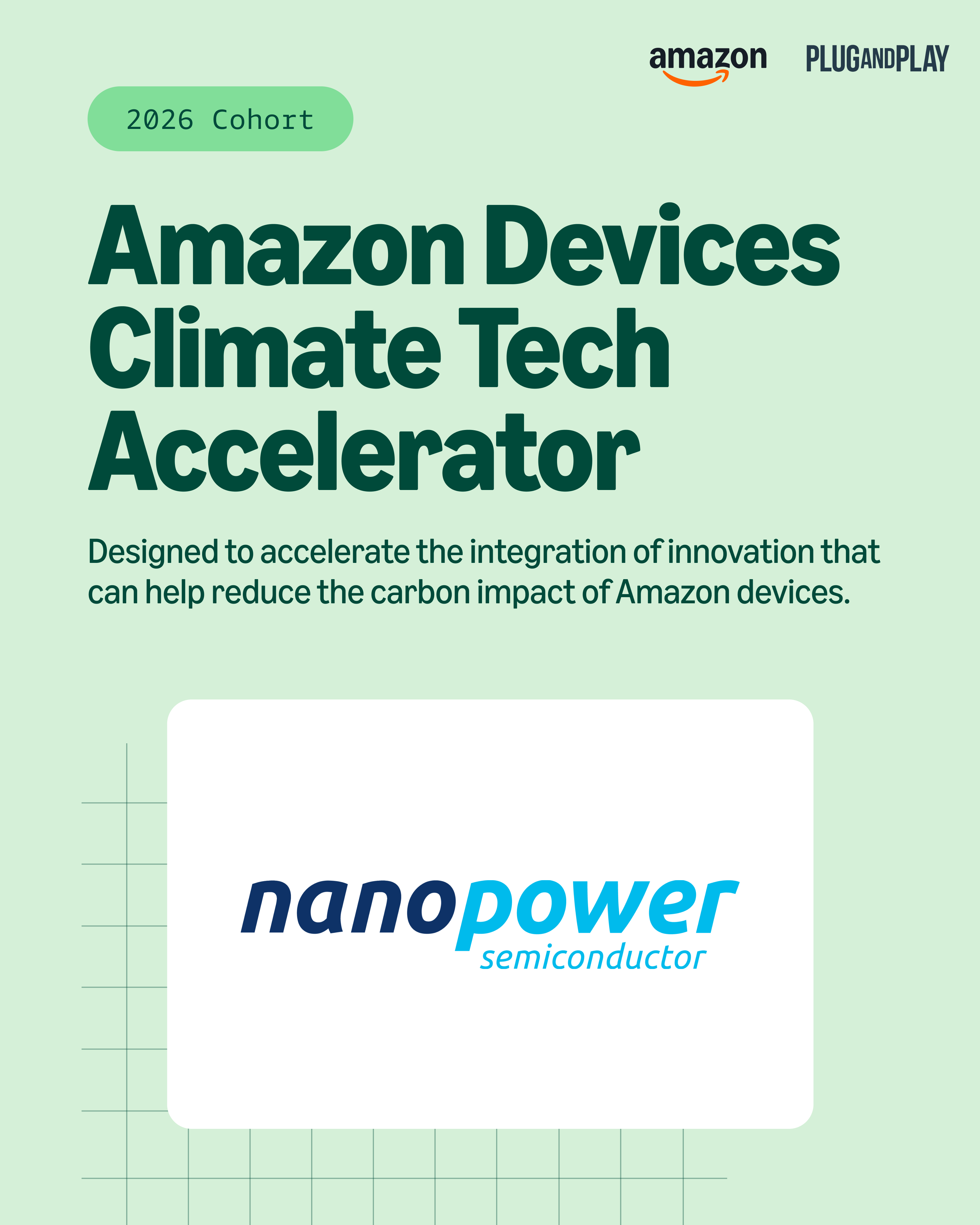 Nanopower Semiconductor Climate Accelerator